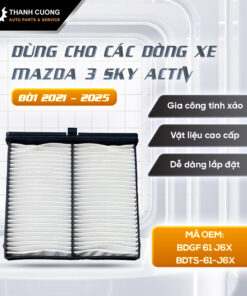 LỌC LẠNH Mazda 3 SKY ACTIV đời 2021-2025 BDGF 61 J6X