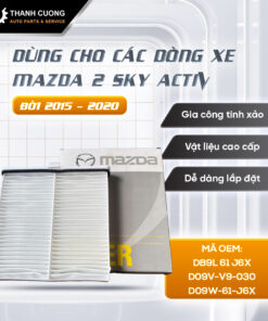 LỌC LẠNH Mazda 2 SKY ACTIV đời 2015-2020  DB9L 61 J6X