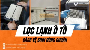 cách vệ sinh lọc gió điều hoà ô tô