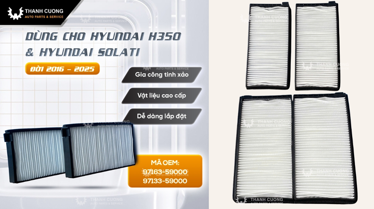 Lọc lạnh xe hơi Hyundai Solati 97133-59000