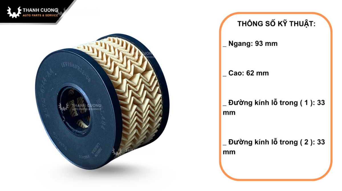 lọc nhớt dành cho Ford Transit đời 2003–2005