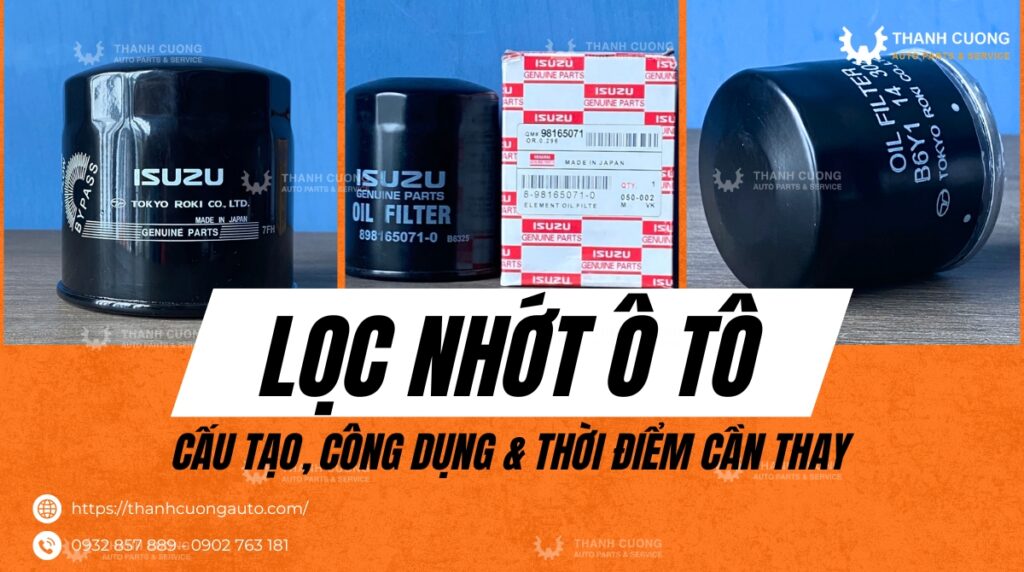 lọc nhớt ô tô là gì thumbnail